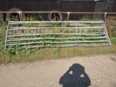 2 x Galvanised gates 12ft each