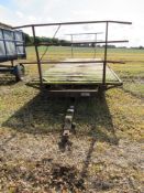 2 Wheel 20ft straw trailer,