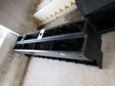 2 x Black 12 space plastic feeders