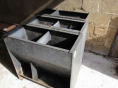 3 x Plastic pig feeders 3ft