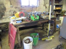 Wooden work bench 6ft x 3ft3