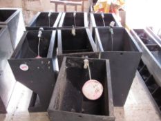 7 x 2 Space plastic drinkers