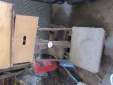 Set of platform scales J Fisher & Co Banham