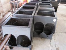 8 x 2 Space plastic pig feeders 2ft