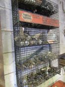 Wall wire rack of assorted pressure wash