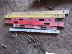 6 x Assorted spirit levels