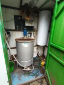 Opticare milk mixer and Terry hot water