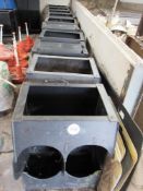 13 x 2 Space plastic pig feeders 2ft