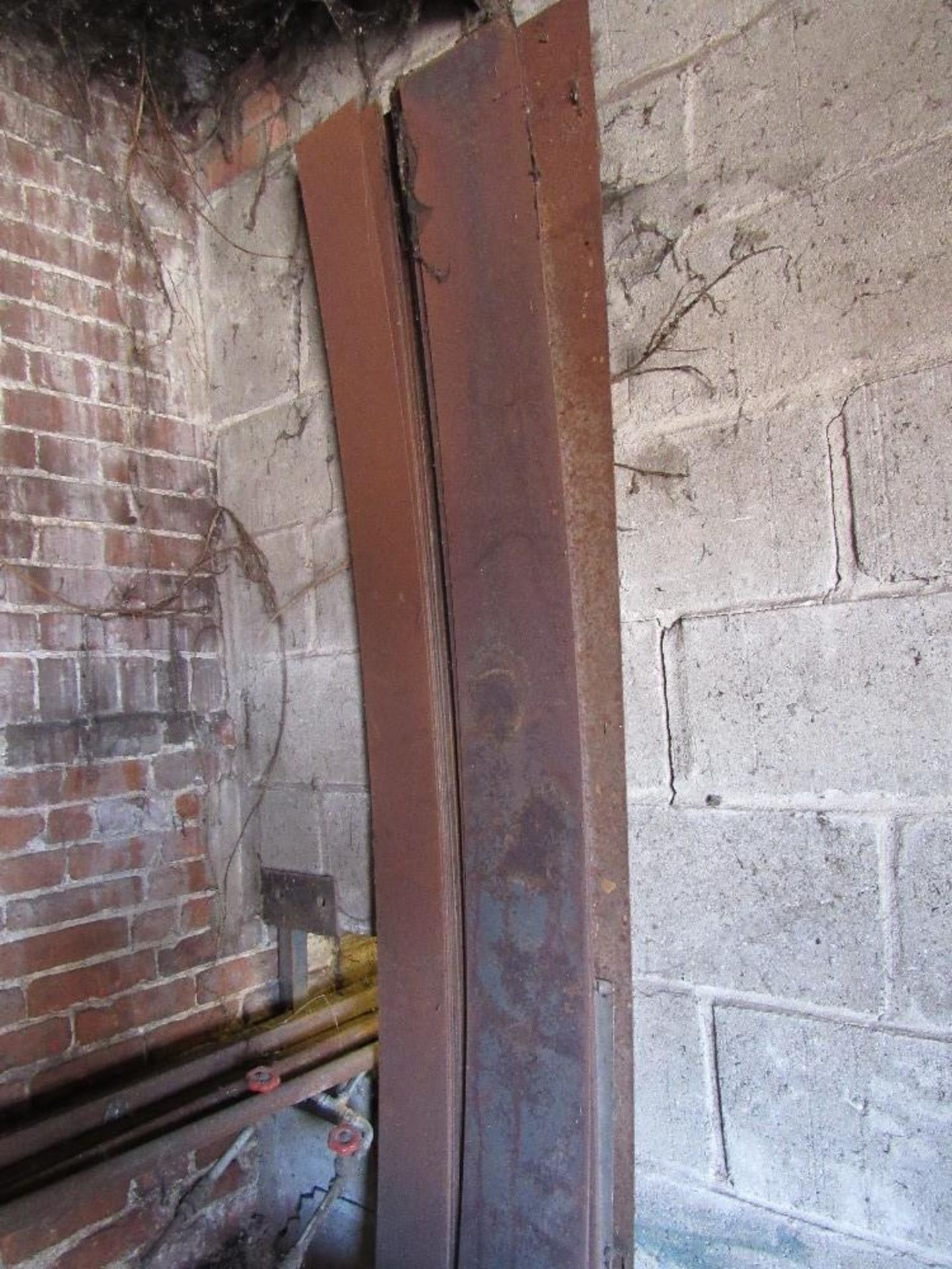 Lengths of steel plate 8" x 8", 8" x 6"