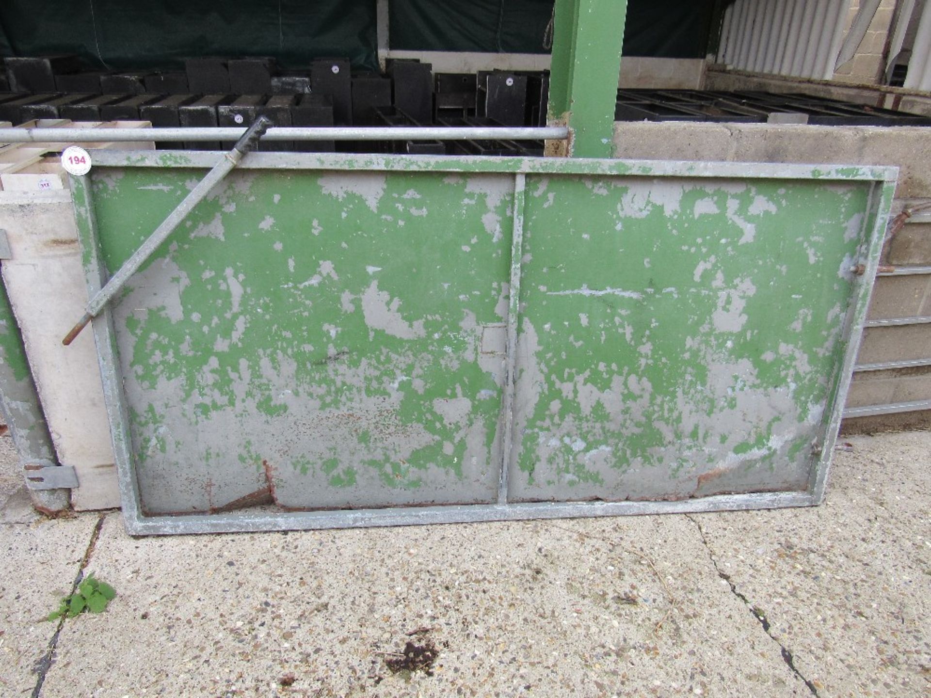 2 x 7' 4" sheeted yard gates