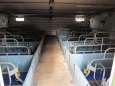 10 x Farrowing crates c/w floors