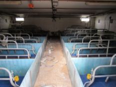 10 x Farrowing crates c/w floors