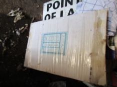 Heated towel rail in box