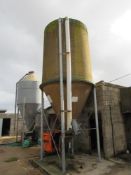 16T Fibreglass feed bin (capacity guide