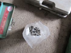 Plastic bag of shackles