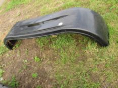 Pair of tandem axle mud guards 2.