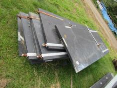 8 x Assorted yard gates