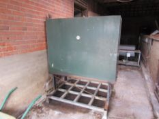 1000L metal diesel tank on stand