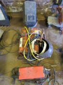Power welder 1840LAF and 4 x welding helmets