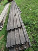 2 x Heaps of profile sheeting, approx 70mm wide and 2.