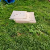 Quantity of perspex sheets