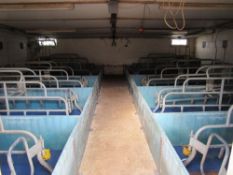 10 x Farrowing crates c/w floors