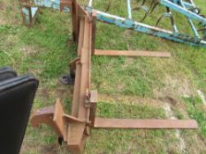 Pair of pallet tines with Merlo fittings