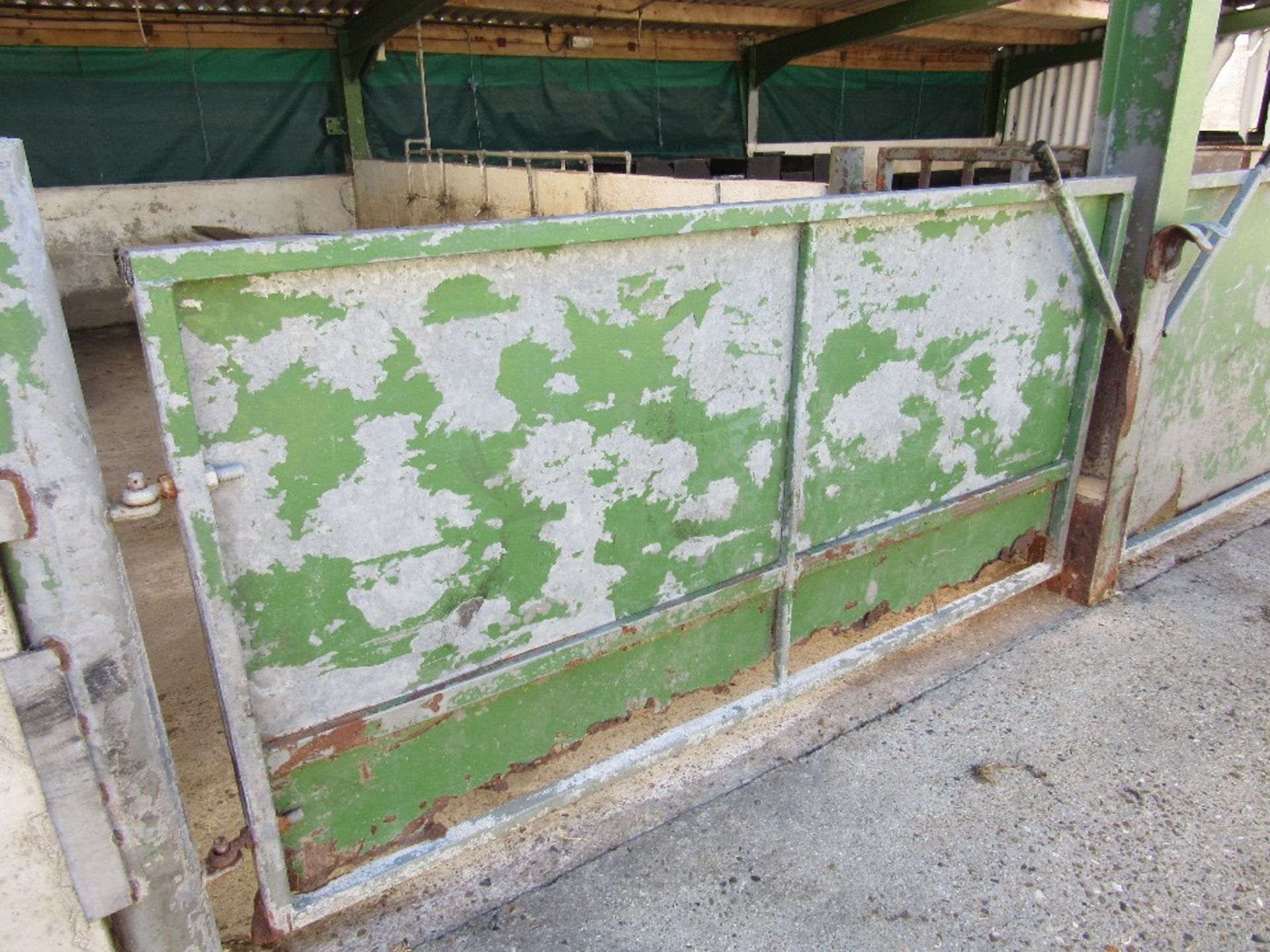 2 x 7' 4" sheeted yard gates - Image 2 of 4
