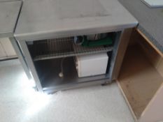 Stainless steel storage unit 90cm x 70cm,