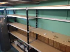 2 x Racking units 180cm x 87cm x 40cm