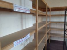 Quantity of Racking - Buyer to remove