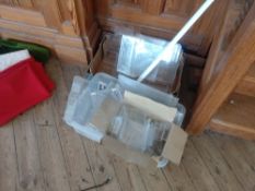 Quantity of perspex display pockets