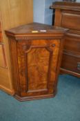 Walnut Corner Cupboard