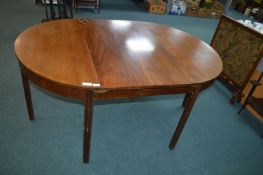 Georgian D-End Extending Dining Table