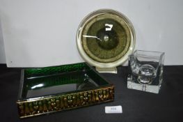 Studio Glass Dish etc.