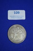 French 1906 Indochina 28g Silver Piastre De Commerce