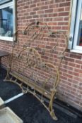 Ornate Cast Iron Bed Frame