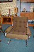 Retro Chrome Easy Chair