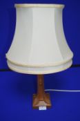 Robert Thompson of Kilburn Mouseman Oak Table Lamp