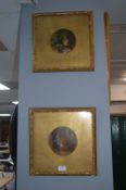 Two Gilt Framed Oils of Children