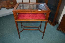 Edwardian Inlaid Mahogany Display Cabinet