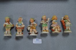 Six Continental Child Figures