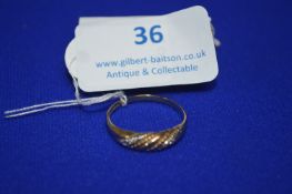 9k Gold Ring Size: S