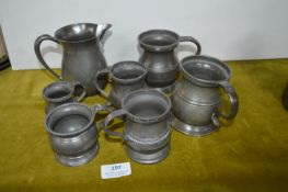 Pewter Tankards and Jugs