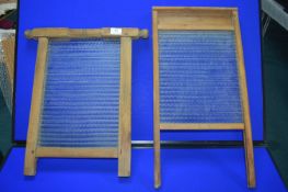 Two Pine & Glass Washboards