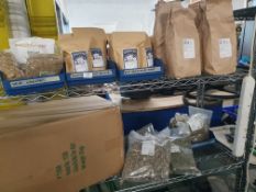 * quantity of loose leaf teas