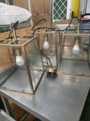 * 3 x pendant light fittings