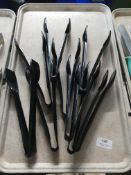 * quantity of plastic tongs