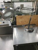 * beauticians lamp - with heavy base