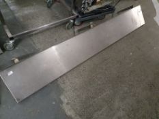 * S/S shelf with brackets